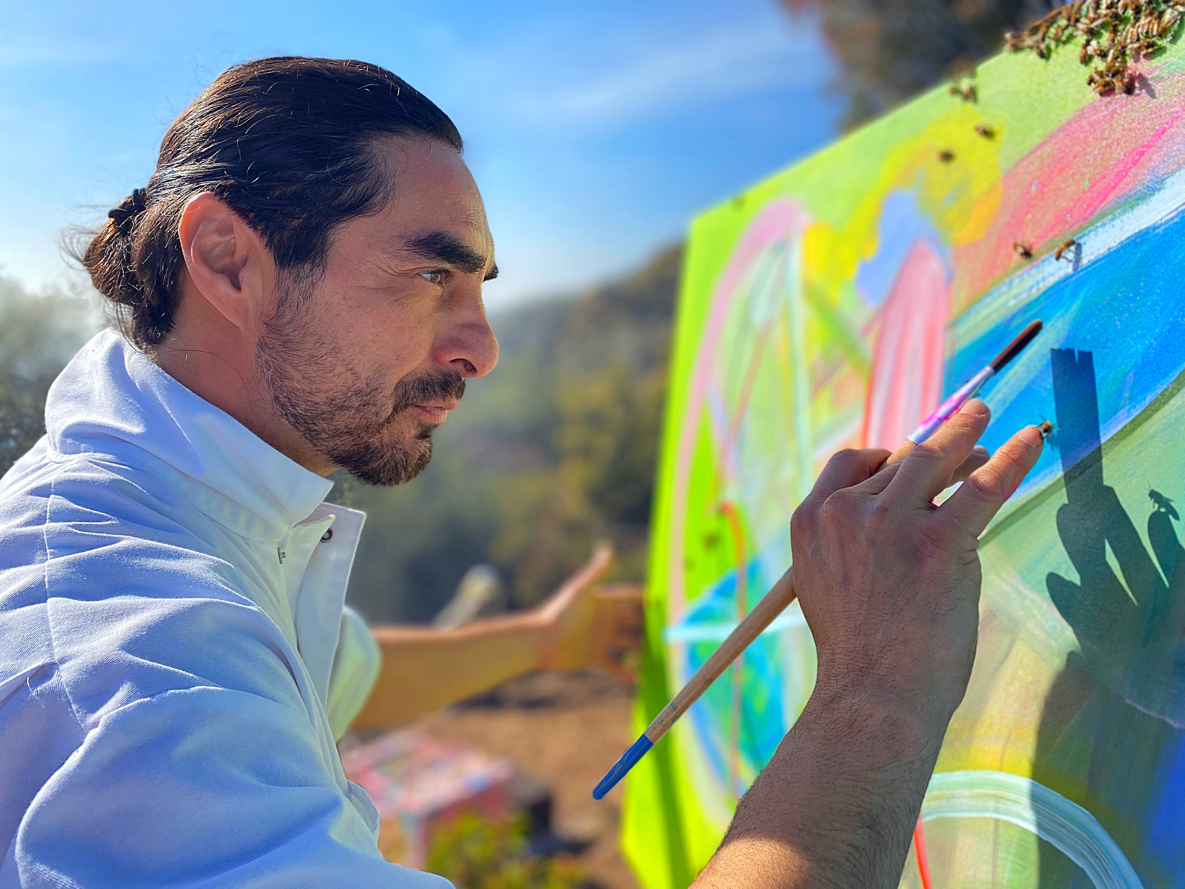 Steve Downs, the Hollywood painter who saves bees