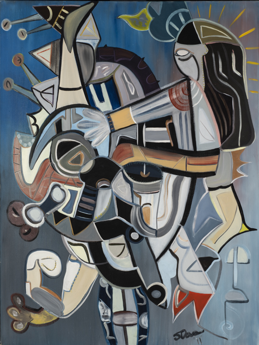 Steve Downs untitled abstract painting