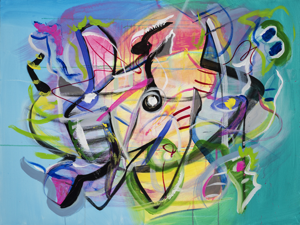 Steve Downs abstract painting
