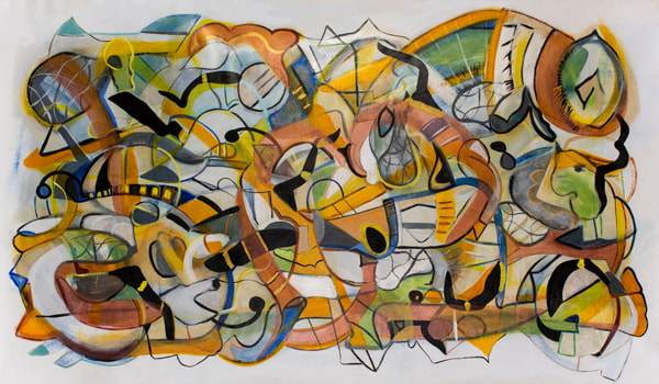 Steve Downs abstract painting
