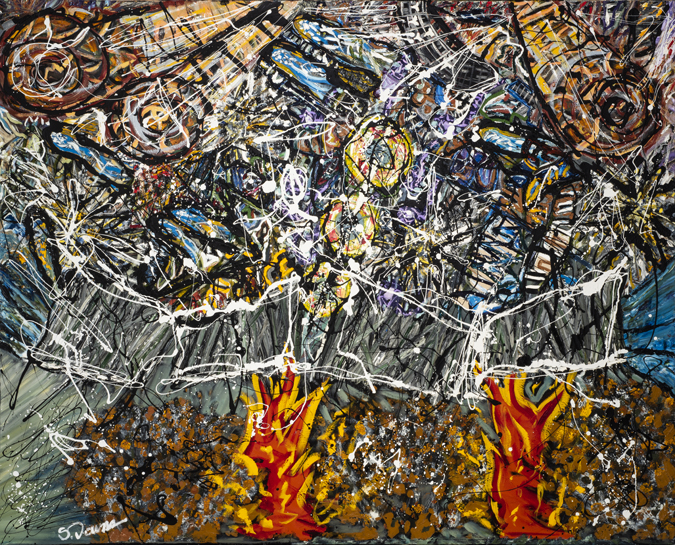Steve Downs abstract painting