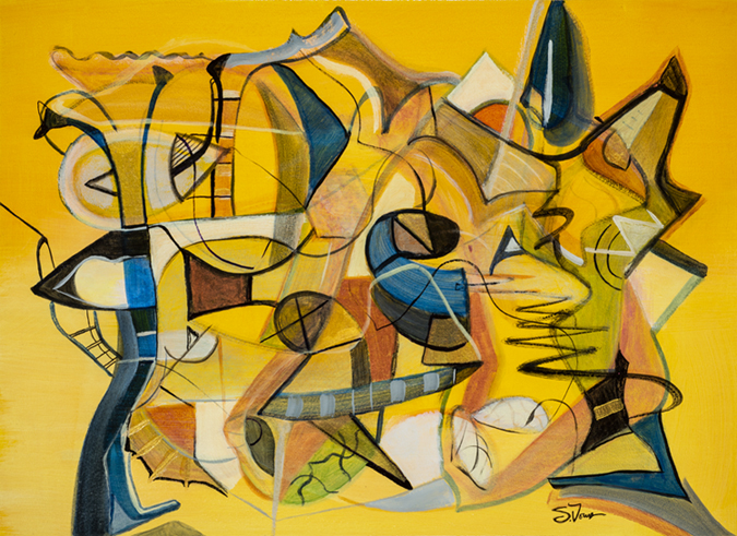 Steve Downs abstract painting