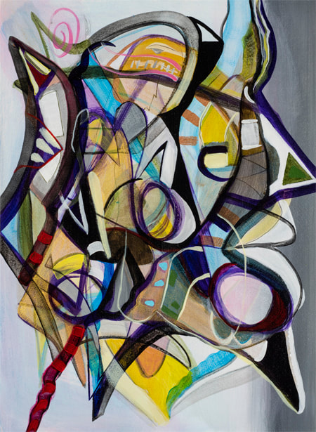 Steve Downs abstract painting