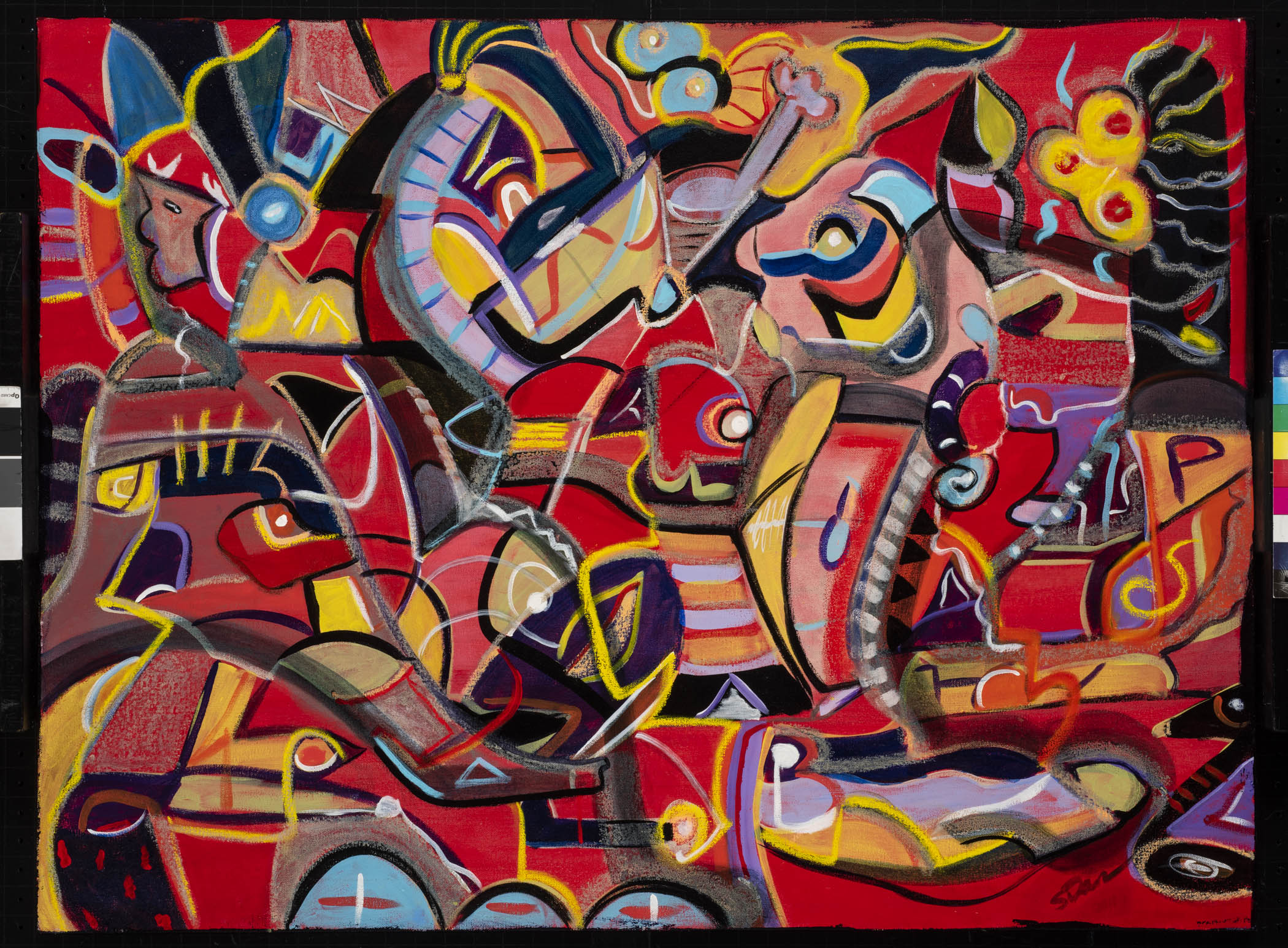Steve Downs abstract painting