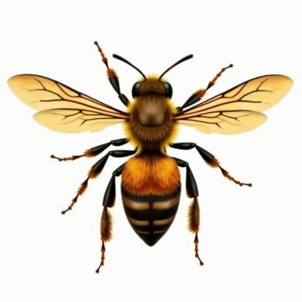 Ground Bee: Wing / Body Pattern